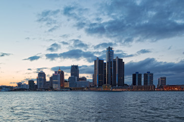 Fototapeta na wymiar Detroit Cityscape