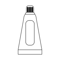 paint oil bottle symbol black and white