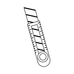 Scalpel craft utensil black and white