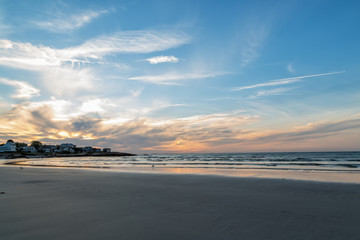 Sunset in the Beach