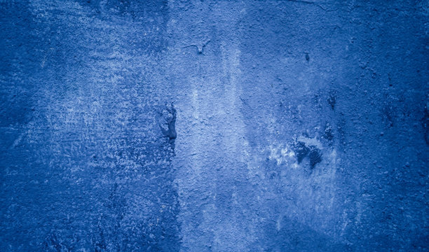rough texture panted blue wall