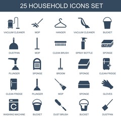 25 household icons
