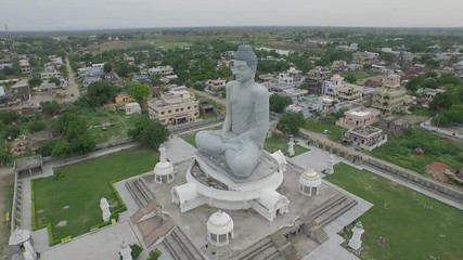 Dhyana Buddha Statue is a huge statue of Buddha installed in Amaravathi in Andhra Pradesh