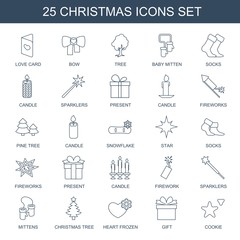 25 christmas icons