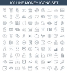 Obraz na płótnie Canvas money icons