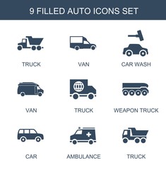 9 auto icons © HN Works