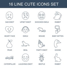 16 cute icons