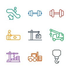9 lift icons