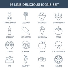16 delicious icons