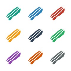 bacon icon white background