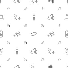 Obraz premium power icons pattern seamless white background