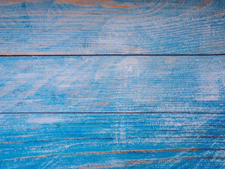 Blue wood background texture background