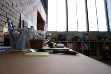 Have coffee early in the morning before work in the office, which has high windows in the morning.