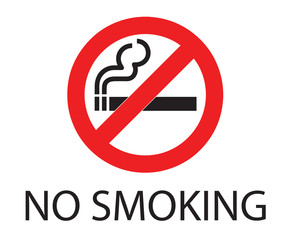No Smoking sign