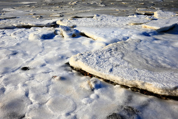 The winter sea ice