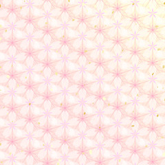 和紙風　桜　模様