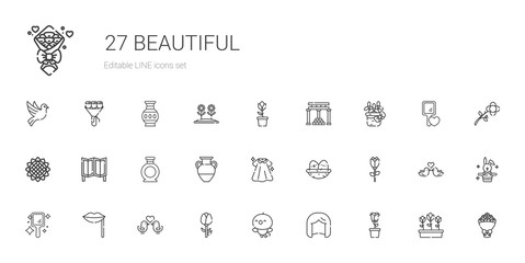 beautiful icons set