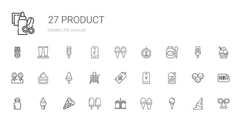 product icons set