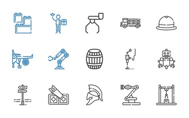 industry icons set