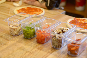  master class from the chef of pizza baking in the restaurant