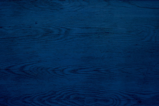 Blue Dark Wood Texture Or Background