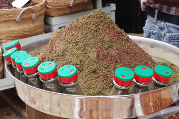 Spices on a market