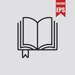 Book icon.Vector illustration.