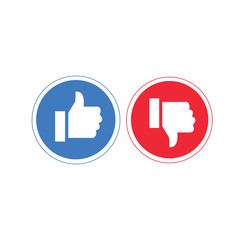 like and dislike design