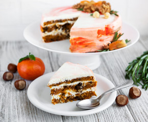 Sweet carrot cake