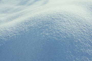 Winter white snow surface