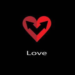 love vector logo, and valentine days