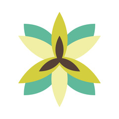 Abstract Floral Vector Decoration