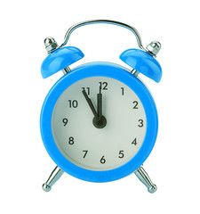 blue alarm clock