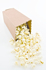 popcorn in cartoccio di carta