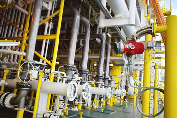 Flame detector for detect fire case at oil and gas platform