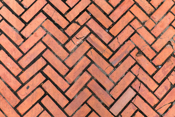 Old red brown brick textured background