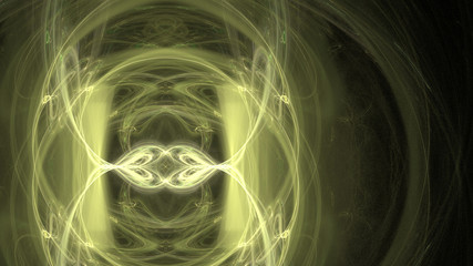 Fantasy chaotic colorful fractal pattern. Abstract fractal shapes. 3D rendering illustration background or wallpaper