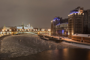 Obraz premium Доброе утро Москва - Good morning Moscow