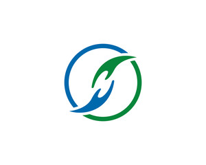 Fototapeta premium Hand Care Logo Template