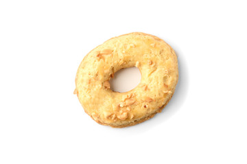 Baking sand ring isolated on white background.