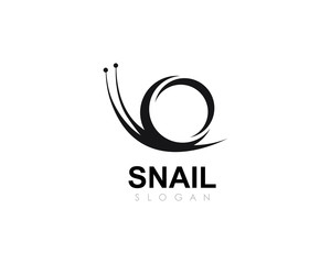snail logo template vector icon © indra23_anu