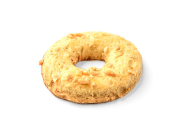 Baking sand ring isolated on white background.