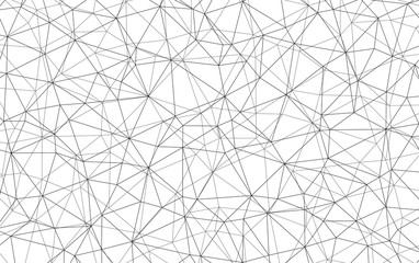 Gray and white geometric background with low poly triangle shapes design