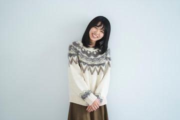 Naklejka premium 女性