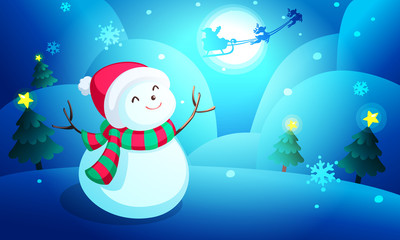 Snowman wallpaper