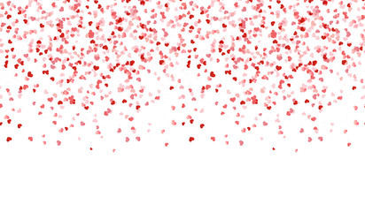 Obraz na płótnie Canvas seamless confetti hearts background