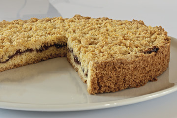 Crostata farcita alle ciliegie