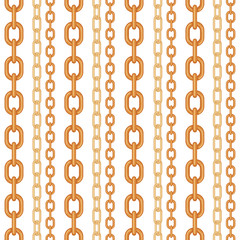Gold Chain jewelry seamless pattern.