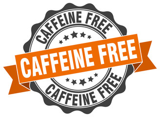 Obraz premium caffeine free stamp. sign. seal