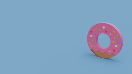 3d icon of donut